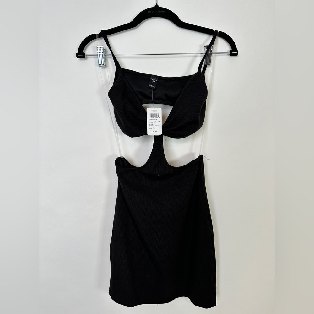Windsor Black Cut Out Mini Dress